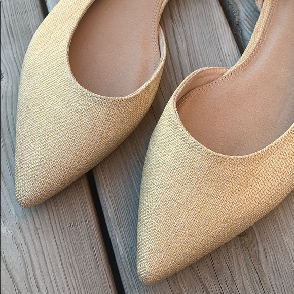 NEW ASOS Wide Fit Virtue d'orsay Pointed Flats - Picture 4 of 7